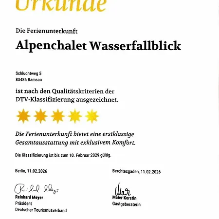 公寓 Alpenchalet Wasserfallblick *
