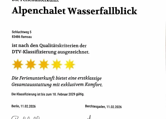 Daire Alpenchalet Wasserfallblick *